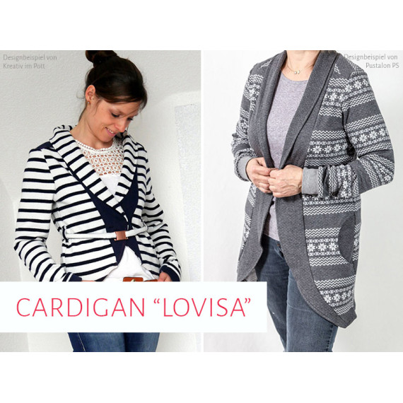 Ebook - Cardigan „Lovisa“ Gr. 34 – 48