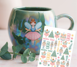 Rub-On Sticker - Nutcracker Christmas Ballet - Elisabeth Cölfen - Tante Henni Rub-Ons - vielfältig nutzbar