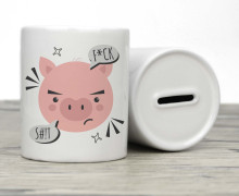 Keramik-Spardose - Schimpf Schwein