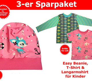 Schnittmuster Beanie & Kinder Shirts - inkl. Nähanleitung