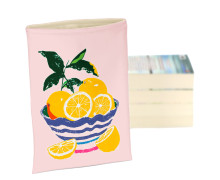DIY-NÄHSET - Buchtasche - Zitronenduft - Fische - Softshell - abby and amy