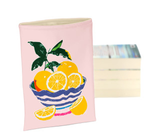 DIY-NÄHSET - Buchtasche - Zitronenduft - Fische - Softshell - abby and amy
