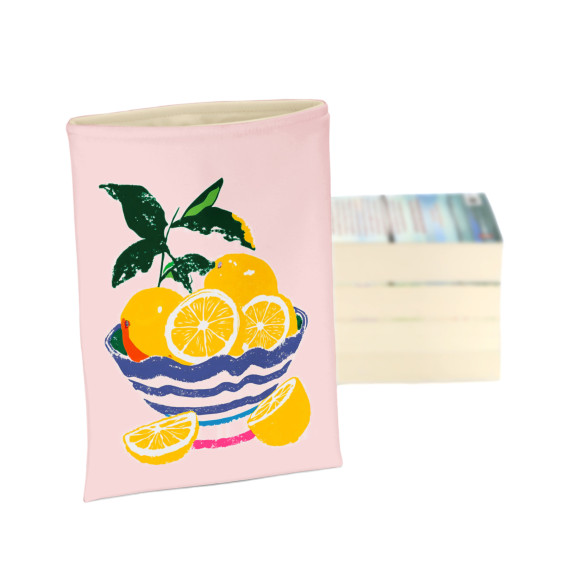 DIY-NÄHSET - Buchtasche - Zitronenduft - Fische - Softshell - abby and amy