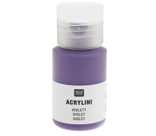Acrylfarbe - Acrylini - 22ml - Matt - Geruchsarm - Rico Design - Violett