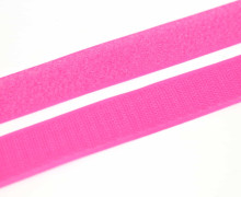 1 Meter Klettband - Klettverschluss - Zum Nähen - Hook & Loop - 25mm - Pink