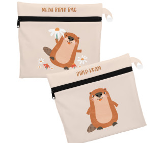DIY-Nähset - 2 Wetbags - Biber Bommel - Julia Reyelt