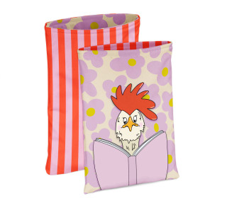 DIY-NÄHSET - Buchtasche - I Am A Booklover - Chicken - Cherry Picking - Softshell - abby and amy