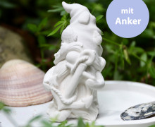 Silikon - Gießform - Maritime Gnome - Gnom 6 - mit Anker - vielfältig nutzbar