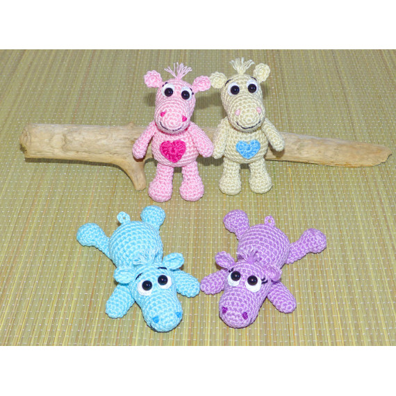 Häkelanleitung kleines Nilpferd