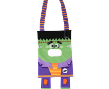 DIY-NÄHSET - Kleine Monstertasche - Softshell - Fleece - Halloween - Monster - Sammeltasche - abby and amy