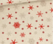 Half Panama - Baumwolle - Weihnachten - Weihnachtssterne - Natur