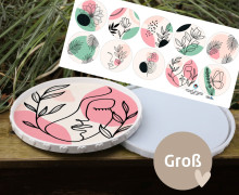 Outdoorstoff - Summer Breeze - Inlays für Silikon - Dekoteller - Tablett - Groß - Frida Kreativ - abby and amy