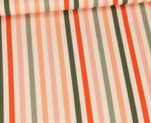 Sommersweat - Merry Moments - Stripes - Cremebeige - Bio Qualität - abby and me