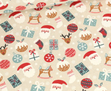 Canvas - feste Baumwolle - Weihnachten - Weihnachtszeit - Natur