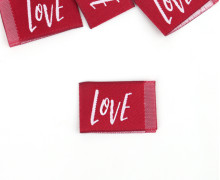 1 Label - LOVE - Dunkelrot