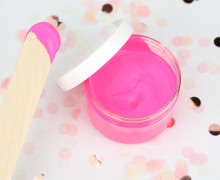 Siebdruckfarbe - Neon Pink - 100ml - wasserbasiert - vegan - für Textil