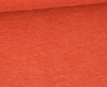 Sommersweat Greta - French Terry - Uni - 250g - Orange Dunkel Meliert - #589