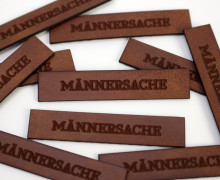 1 Kunstleder Label - Männersache