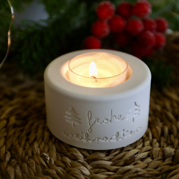 3er Set Silikonformen Für Kerzenhalter - Herz, Stern Und Rund Für DIY Weihnachtsdeko