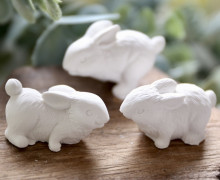 Silikon - Gießform - Zuckersüße Mini Osterhasen - Multiform - vielfältig nutzbar