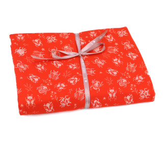 2,1m Zuschnitt - Bio-Jersey - Tickle - Beetles & Bugs - Rot - Hamburger Liebe