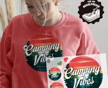 Onkel Bo's Bügelbilder - DIN A4 - Camping Vibes - BIG