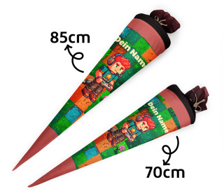 DIY-Nähset Schultüte - Konfigurator - Gamer - Velvet - personalisiert