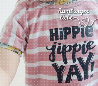 Plotterdatei – Hippie jippie yay – Hamburger Liebe
