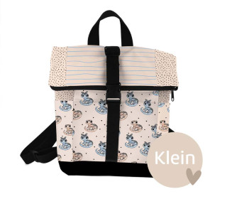 DIY-Nähset - Rucksack - Nepal - Klein - Leopard Gecko - Herzen - abby and amy