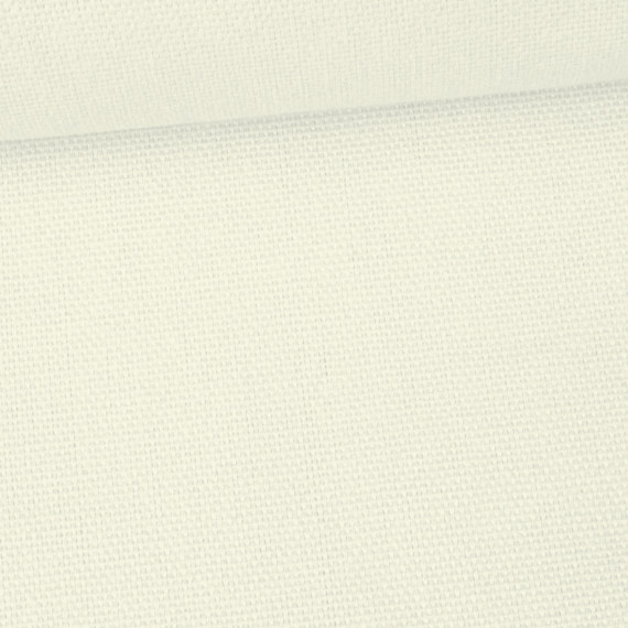 Probierstoff Viskose - Balou - nicht elastisch - Uni - Warmweiß