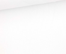Waffelstrick-Jersey Light - Feine Struktur - Baumwolle - 200g - Weiß