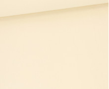 Baumwolle - Webware - Leinenoptik - Sandwashed - Uni - Ecru