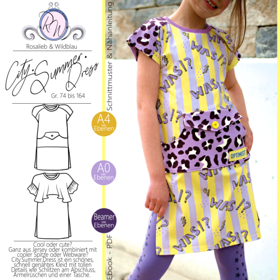 Ebook Schnittmuster City.Summer.Dress Gr. 74 bis 164