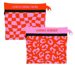 DIY-Nähset - 2 Wetbags - Softshell - Vibrant Valentine - Leo