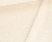 Frottee - Uni - 155cm - Warmweiß