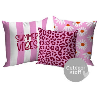 Kissenstoff - DIY - Kissen-Set - Summer Vibes - Leo - studio.mARTinchen - Outdoorstoff - abby and amy