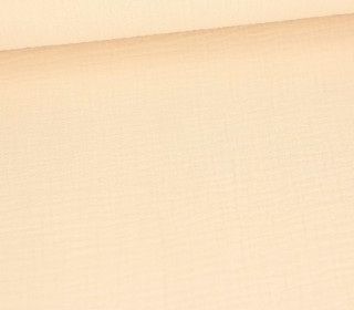 Musselin - Muslin - Uni - Schnuffeltuch - Windeltuch - 150g - Creme