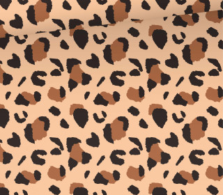 Outdoorstoff - Leo Animal Print - Beige - Braun/Schwarz - abby and amy