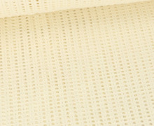 Strickstoff - Häkel Strick - Uni - Ecru