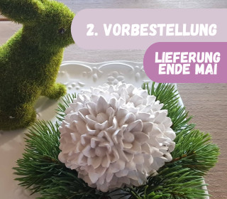 ZWEITE PREORDER - Silikon - Gießform - Blumenkugel - Blüte - vielfältig nutzbar