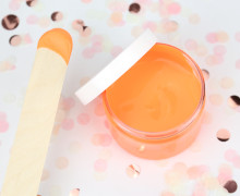 Siebdruckfarbe - Neon Orange - 100ml - wasserbasiert - vegan - für Textil