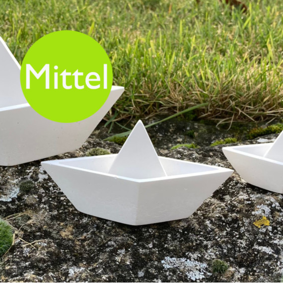 Silikon - Gießform - Schiffchen - Papierbötchen - Mittel - vielfältig nutzbar