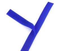 1 Klettband Zuschnitt - Klettverschluss - Zum Nähen - Hook & Loop - 20mm x 50cm - Royalblau