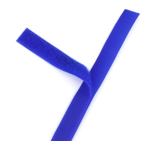 1 Klettband Zuschnitt - Klettverschluss - Zum Nähen - Hook & Loop - 20mm x 50cm - Royalblau
