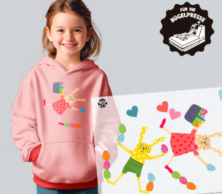 Onkel Bo's Bügelbilder - DIN A4 - Hasenfreunde - Spielen - ela ideen