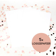 Lossiepapier – 5er Set – A4 – wasser- und reißfest – Siebdruckpapier