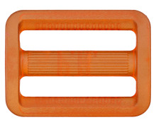 1 Leiterschnalle - Kunststoff - 25mm - Transparent - Orange