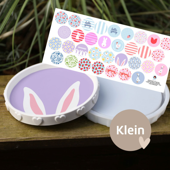 Outdoorstoff - Spring Vibes - Inlays für Silikon - Dekoteller - Tablett - Klein - studio.mARTinchen  - abby and amy