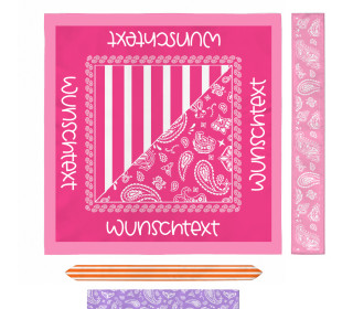 DIY-Nähset Tücher - Konfigurator - Paisleymuster - personalisiert