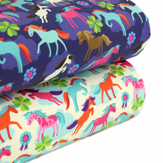Bio-Jersey - Life Is A Ponyfarm - Classics - Dunkelblau - Hamburger Liebe